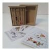 Truquera De Madera Con Cartas De Truco Bisonte