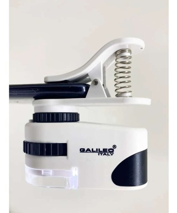 Lupa Microscopio Galileo Celular Tablet Luz Led 45x Recargab