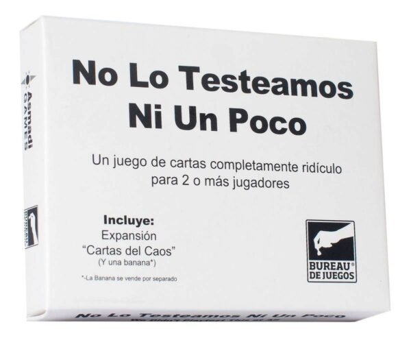 No Lo Testeamos Ni Un Poco + Expansiones Combo Juego Previas