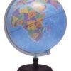 Globo Terráqueo 30 Cms. Diam Politico Base De Madera 309w
