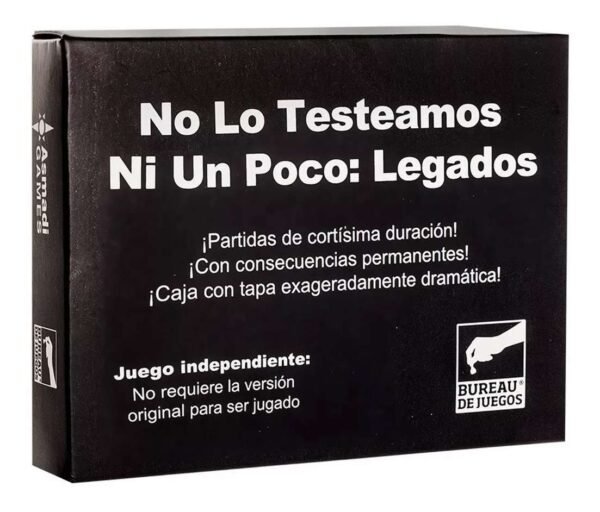 No Lo Testeamos Ni Un Poco + Expansiones Combo Juego Previas