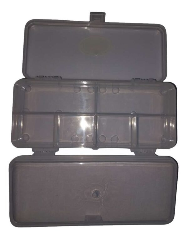 D_713559-MLA47159396126_082021-F.jpg Caja Plastica Doble 7 Divisiones Pesca Ideal Señuelos Mosca