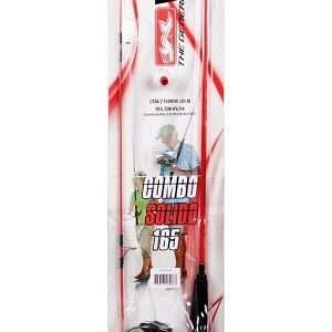 Combo Set Pesca Waterdog Caña 2,10 Solido Reel C/ Accesorios