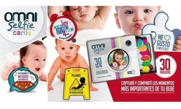 Selfie Cards Bebes 30 Tarjetas Capturar Momentos Importantes