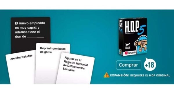 D_796061-MLA40161923963_122019-F.jpg Hdp 5 Expansion Juego Hasta Donde Puedas Cartas Ideal Previa