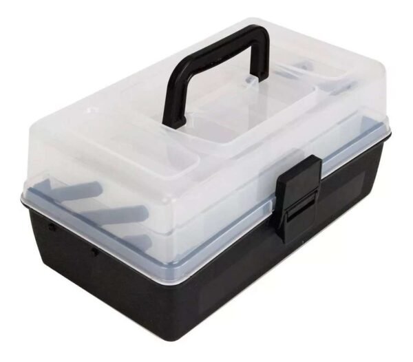 Caja De Pesca Waterdog Con 2 Bandejas 14 Divisiones Camping
