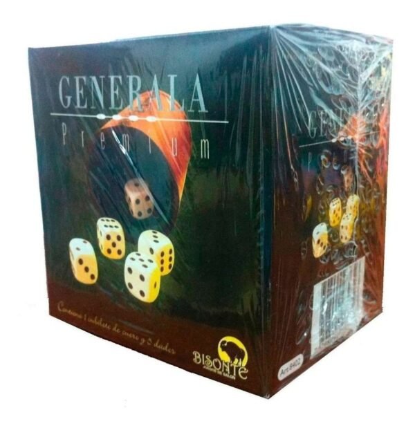 Generala Con Cubilete Cuero Y Dados Premium Bisonte