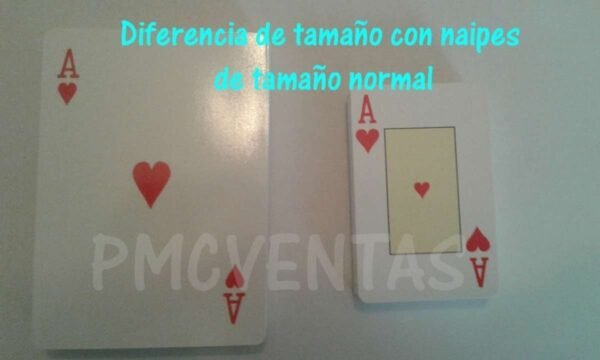 Naipes Gigantes Cartas Poker O Magia Jumbo Baraja Local