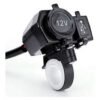 Adaptador Para Moto Toma 12v + Usb 5v Ideal Gps Celular
