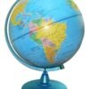 Globo Terraqueo 307lw 30cm Plastico  Luz Led Velador Local