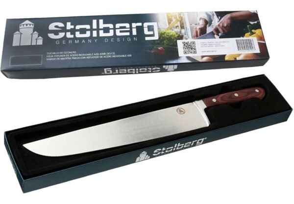 Cuchillo Cocinero 30cm Acero Inoxidable Profesional Stolberg
