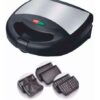 Sandwichera Waflera Grill 3 En 1 Placas Intercambiables 750w