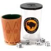 Generala Cubilete Natural Con 5 Dados Bisonte Cristal Local