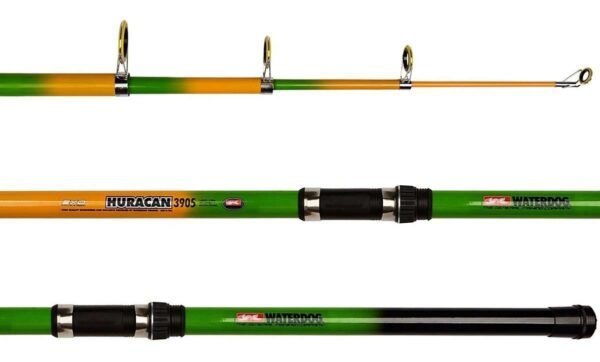 Caña Pescar Waterdog Huracan 3,90 M Telesc Mar Accion Pesada