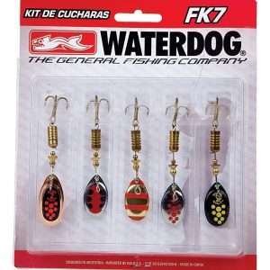 Kit Fk7 X 5 Cucharas Aero Spinner Giratorias Waterdog