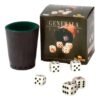 Generala Con Cubilete Cuero Y Dados Premium Bisonte