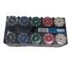 Fichas Poker 200 Fichas Contenedor Ficha 4 Gr + Un Naipe