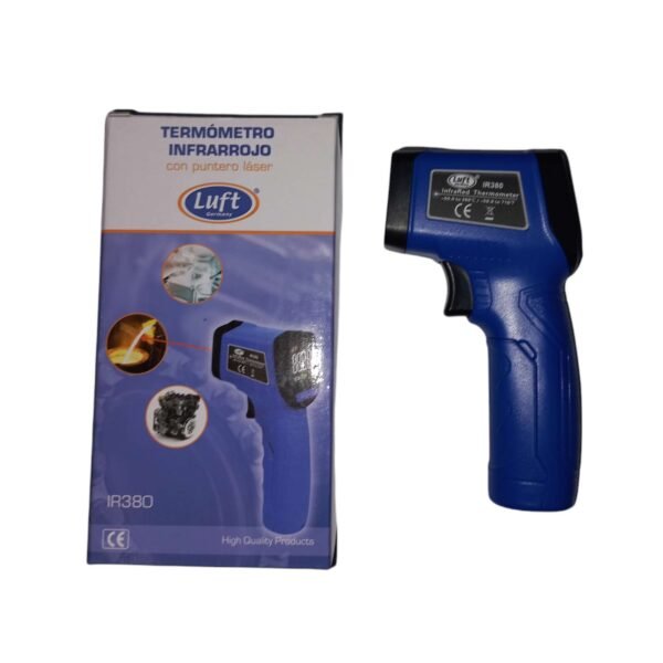 termometro IR380 3 Termometro Infrarrojo Luft Pirómetro Laser -50 A +380°c