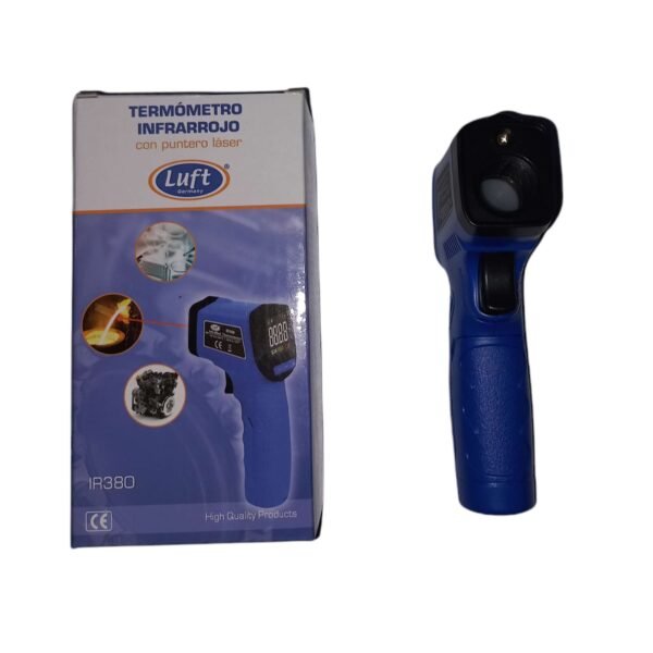 termometro IR380 4 Termometro Infrarrojo Luft Pirómetro Laser -50 A +380°c