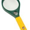 Lupa De Mano 75 Mm Mango Plastico  Diametro 8x Y 3x Aumento