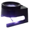 Lupa Cuentahilos Metalica Triple Luz Led  Escala 20x Metal