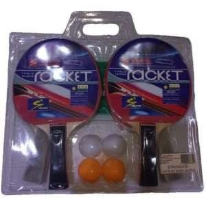 Set Ping Pong 4 Paletas + 4 Pelotas+ Red + Soporte Local