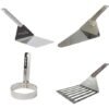 D_654391-MLA51445431869_092022-O.jpg Combo 3 Espatulas Para Plancha Bifera + Molde Huevo Frito