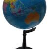 Globo Terraqueo 30 Cm Turris Torre Madera Mapa Político