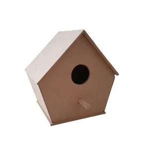 Casita Para Pajaritos Casa Pajaros Fibrofacil Decoracion