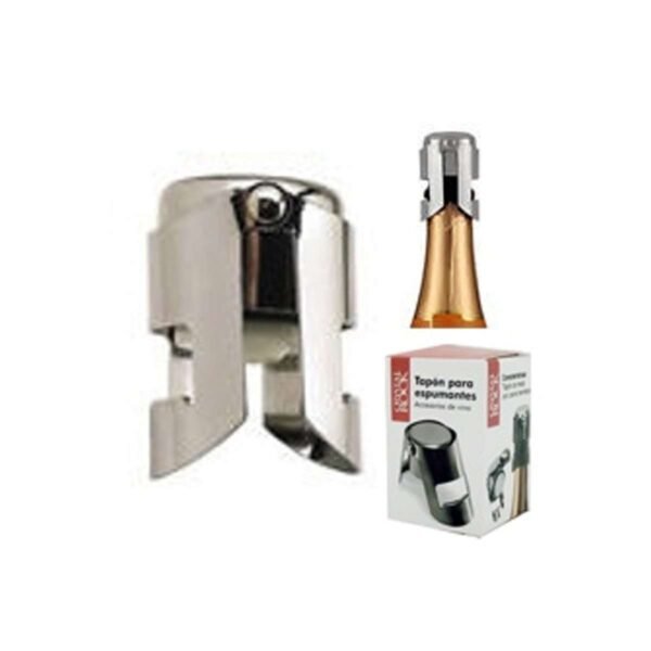 tapon champagne 57911525 1 Tapon Hermetico Para Botellas De Champagne Y Espumantes