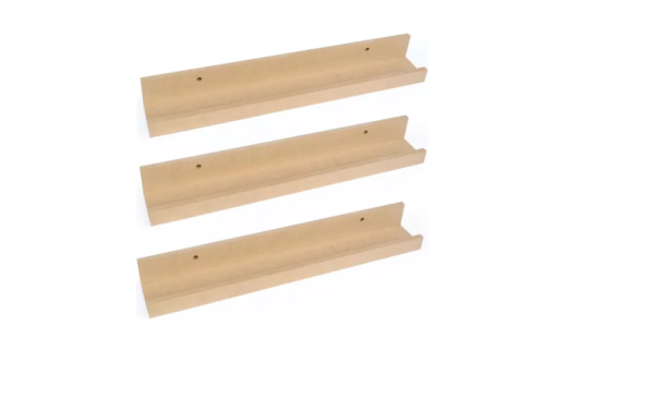 Estante Escandinavo Nordico Mdf 9mm Fibrofacil Kit X 3