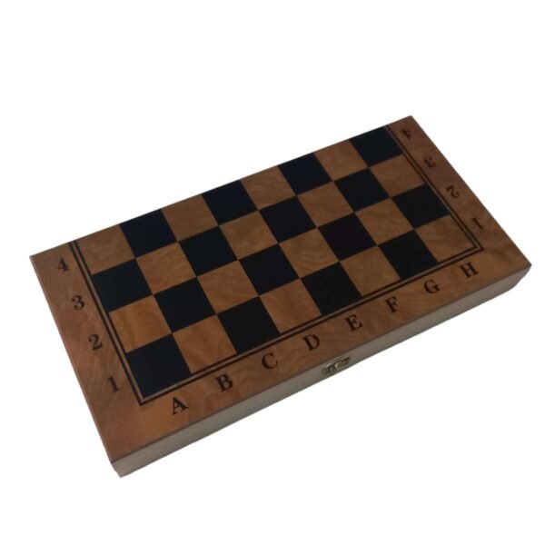 Ajedrez Madera 3 En 1 Backgammon Damas Viaje Economico