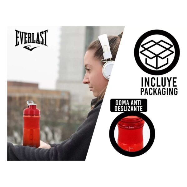 botella everlast 11431 7 Vaso Shaker Everlast Mezclador Botella Deportiva 760ml
