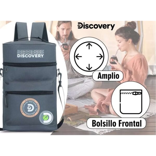 Bolso Matera Tipo Mochila Bolsillo Frontal Discovery