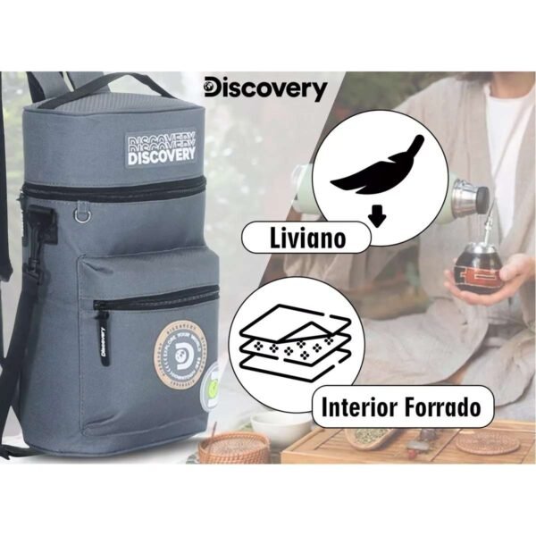 Bolso Matera Tipo Mochila Bolsillo Frontal Discovery