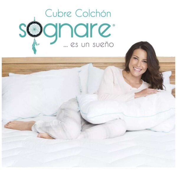 Cubre Colchón Sognare Queen Tecnología Microfussion Confort
