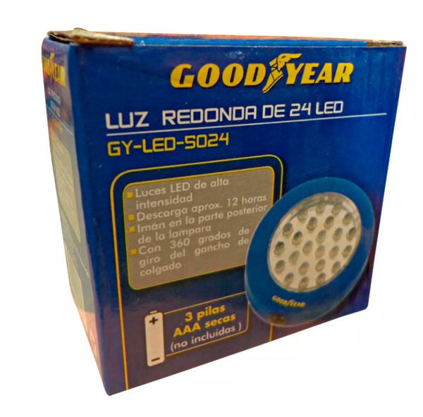 Luz Linterna 24 Led Con Iman Para Colgar Redonda Good Year