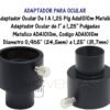 Adaptador Ocular De 1 A 1,25 PLG Ada1010m Metalico - Imagen 2