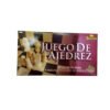 Combo Juego De Ajedrez Piezas Madera + Damas Fichas Plastico - Imagen 4