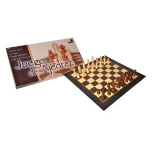 Ajedrez Bisonte Tablero 49 X 49 Piezas Madera