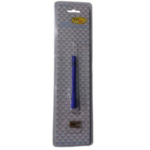 Antena De Techo Auto Corta Aluminio Azul Universal 9cm