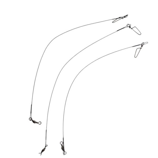 Leader Linea Pesca Armado 40 Libras 25cm Waterdog 3 Unidades