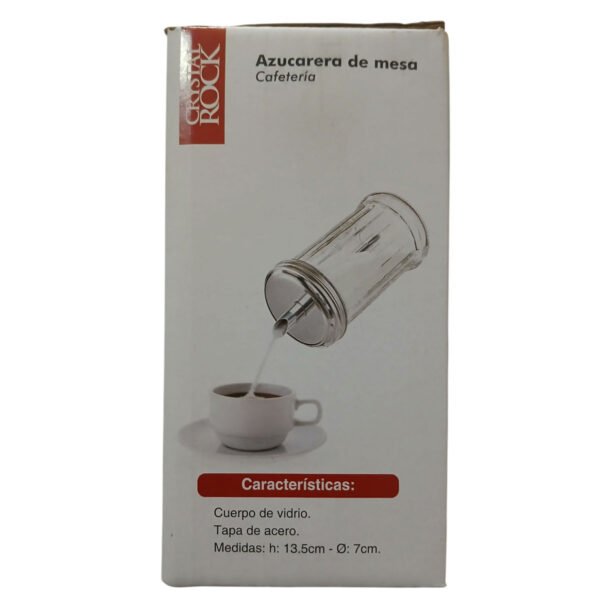 Azucarera Vidrio Pico Vertedor Bar Gastronomico Tapa Acero