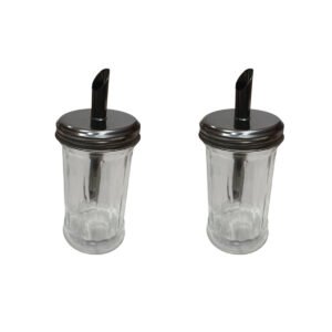 Set X 2 Azucarera De Vidrio Pico Vertedor Bar Gastronomico