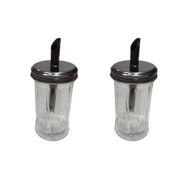 Set X 2 Azucarera De Vidrio Pico Vertedor Bar Gastronomico