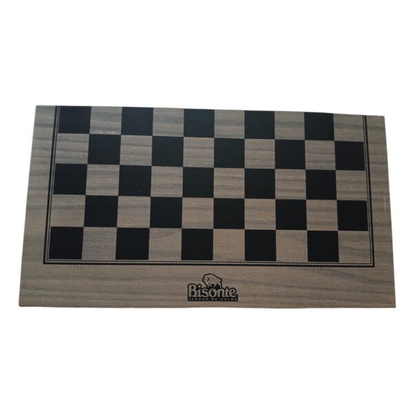 backgammon BI1204 2 Backgammon Y Damas Valija Madera Plegable Juego Mesa 2 En 1