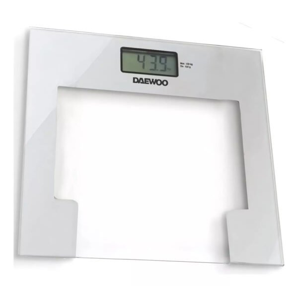 Balanza Personal Digital Hasta 180kg Daewoo Base Vidrio