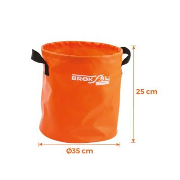 Balde Pesca Plegable 24lts Pvc Estanco Impermeable Camping