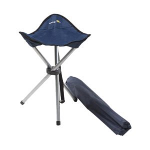 Banquito Plegable De 3 Patas Broksol Camping Pesca Funda
