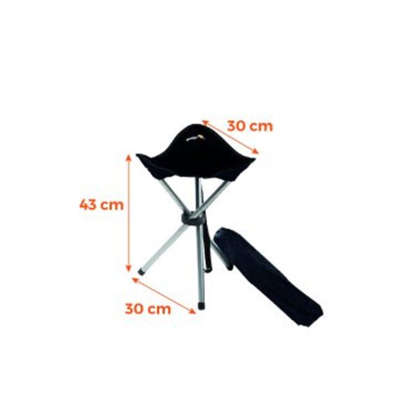 banquito ban-01 5 Banquito Plegable De 3 Patas Broksol Camping Pesca Funda